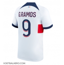 Paris Saint-Germain Goncalo Ramos #9 Uit tenue 2023-24 Korte Mouwen