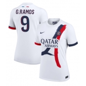 Paris Saint-Germain Goncalo Ramos #9 Uit tenue Dames 2024-25 Korte Mouwen