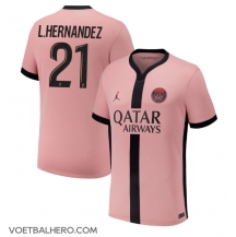 Paris Saint-Germain Lucas Hernandez #21 Derde tenue 2024-25 Korte Mouwen