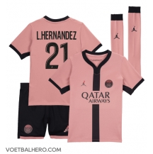 Paris Saint-Germain Lucas Hernandez #21 Derde tenue Kids 2024-25 Korte Mouwen (+ broek)