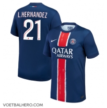 Paris Saint-Germain Lucas Hernandez #21 Thuis tenue 2024-25 Korte Mouwen