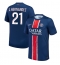 Paris Saint-Germain Lucas Hernandez #21 Thuis tenue 2024-25 Korte Mouwen