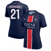 Paris Saint-Germain Lucas Hernandez #21 Thuis tenue Dames 2024-25 Korte Mouwen