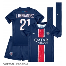 Paris Saint-Germain Lucas Hernandez #21 Thuis tenue Kids 2024-25 Korte Mouwen (+ broek)