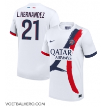 Paris Saint-Germain Lucas Hernandez #21 Uit tenue 2024-25 Korte Mouwen