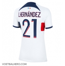 Paris Saint-Germain Lucas Hernandez #21 Uit tenue Dames 2023-24 Korte Mouwen