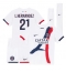 Paris Saint-Germain Lucas Hernandez #21 Uit tenue Kids 2024-25 Korte Mouwen (+ broek)