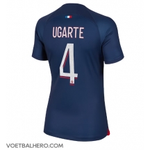 Paris Saint-Germain Manuel Ugarte #4 Thuis tenue Dames 2023-24 Korte Mouwen