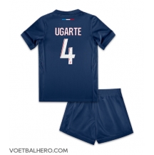 Paris Saint-Germain Manuel Ugarte #4 Thuis tenue Kids 2024-25 Korte Mouwen (+ broek)