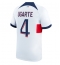 Paris Saint-Germain Manuel Ugarte #4 Uit tenue 2023-24 Korte Mouwen