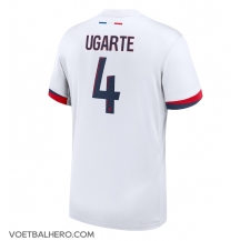 Paris Saint-Germain Manuel Ugarte #4 Uit tenue 2024-25 Korte Mouwen