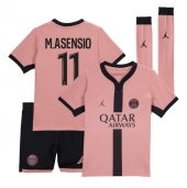 Paris Saint-Germain Marco Asensio #11 Derde tenue Kids 2024-25 Korte Mouwen (+ broek)