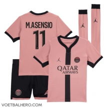 Paris Saint-Germain Marco Asensio #11 Derde tenue Kids 2024-25 Korte Mouwen (+ broek)