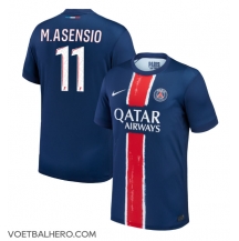 Paris Saint-Germain Marco Asensio #11 Thuis tenue 2024-25 Korte Mouwen