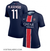 Paris Saint-Germain Marco Asensio #11 Thuis tenue Dames 2024-25 Korte Mouwen