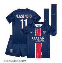 Paris Saint-Germain Marco Asensio #11 Thuis tenue Kids 2024-25 Korte Mouwen (+ broek)