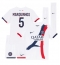 Paris Saint-Germain Marquinhos #5 Uit tenue Kids 2024-25 Korte Mouwen (+ broek)