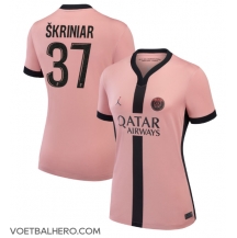 Paris Saint-Germain Milan Skriniar #37 Derde tenue Dames 2024-25 Korte Mouwen