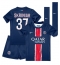 Paris Saint-Germain Milan Skriniar #37 Thuis tenue Kids 2024-25 Korte Mouwen (+ broek)