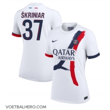 Paris Saint-Germain Milan Skriniar #37 Uit tenue Dames 2024-25 Korte Mouwen