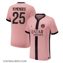 Paris Saint-Germain Nuno Mendes #25 Derde tenue 2024-25 Korte Mouwen