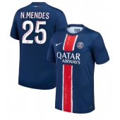 Paris Saint-Germain Nuno Mendes #25 Thuis tenue 2024-25 Korte Mouwen