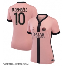 Paris Saint-Germain Ousmane Dembele #10 Derde tenue Dames 2024-25 Korte Mouwen