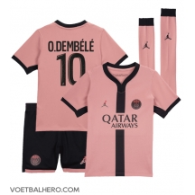 Paris Saint-Germain Ousmane Dembele #10 Derde tenue Kids 2024-25 Korte Mouwen (+ broek)