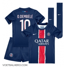 Paris Saint-Germain Ousmane Dembele #10 Thuis tenue Kids 2024-25 Korte Mouwen (+ broek)