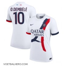 Paris Saint-Germain Ousmane Dembele #10 Uit tenue Dames 2024-25 Korte Mouwen