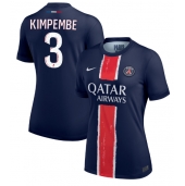 Paris Saint-Germain Presnel Kimpembe #3 Thuis tenue Dames 2024-25 Korte Mouwen