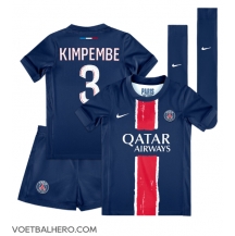 Paris Saint-Germain Presnel Kimpembe #3 Thuis tenue Kids 2024-25 Korte Mouwen (+ broek)