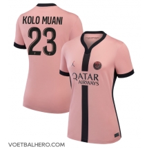 Paris Saint-Germain Randal Kolo Muani #23 Derde tenue Dames 2024-25 Korte Mouwen