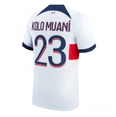 Paris Saint-Germain Randal Kolo Muani #23 Uit tenue 2023-24 Korte Mouwen