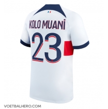 Paris Saint-Germain Randal Kolo Muani #23 Uit tenue 2023-24 Korte Mouwen