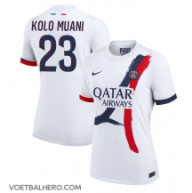 Paris Saint-Germain Randal Kolo Muani #23 Uit tenue Dames 2024-25 Korte Mouwen