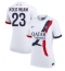 Paris Saint-Germain Randal Kolo Muani #23 Uit tenue Dames 2024-25 Korte Mouwen