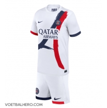 Paris Saint-Germain Uit tenue Kids 2024-25 Korte Mouwen (+ broek)