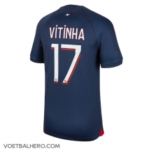 Paris Saint-Germain Vitinha Ferreira #17 Thuis tenue 2023-24 Korte Mouwen