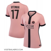 Paris Saint-Germain Vitinha #17 Derde tenue Dames 2024-25 Korte Mouwen