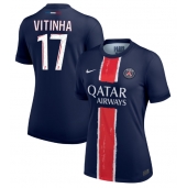 Paris Saint-Germain Vitinha #17 Thuis tenue Dames 2024-25 Korte Mouwen