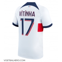 Paris Saint-Germain Vitinha #17 Uit tenue 2023-24 Korte Mouwen