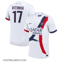 Paris Saint-Germain Vitinha #17 Uit tenue 2024-25 Korte Mouwen