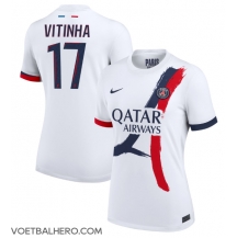 Paris Saint-Germain Vitinha #17 Uit tenue Dames 2024-25 Korte Mouwen