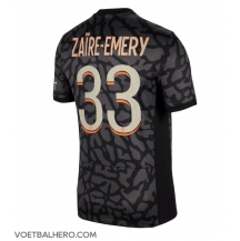 Paris Saint-Germain Warren Zaire-Emery #33 Derde tenue 2023-24 Korte Mouwen