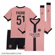 Paris Saint-Germain Willian Pacho #51 Derde tenue Kids 2024-25 Korte Mouwen (+ broek)