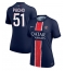 Paris Saint-Germain Willian Pacho #51 Thuis tenue Dames 2024-25 Korte Mouwen