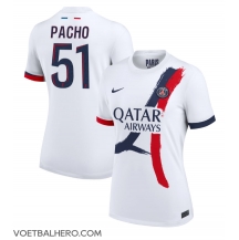 Paris Saint-Germain Willian Pacho #51 Uit tenue Dames 2024-25 Korte Mouwen