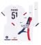 Paris Saint-Germain Willian Pacho #51 Uit tenue Kids 2024-25 Korte Mouwen (+ broek)