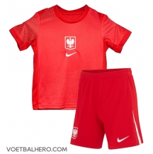 Polen Uit tenue Kids EK 2024 Korte Mouwen (+ broek)